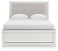 Cama tapizada Zuraleus Queen con panel