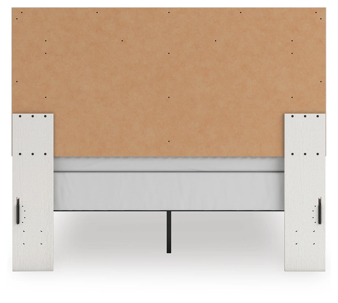 Cama tapizada Zuraleus Queen con panel