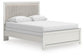 Cama tapizada Zuraleus Queen con panel