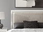 Cama tapizada Zuraleus Queen con panel