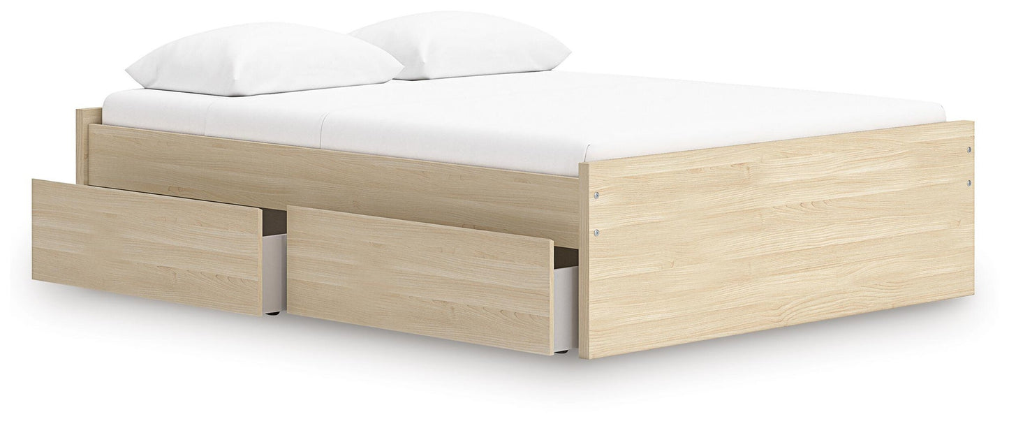 Cama Onita Queen con plataforma y 1 compartimento lateral