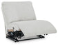 Sofá seccional reclinable de 4 piezas de gama alta con chaise longue