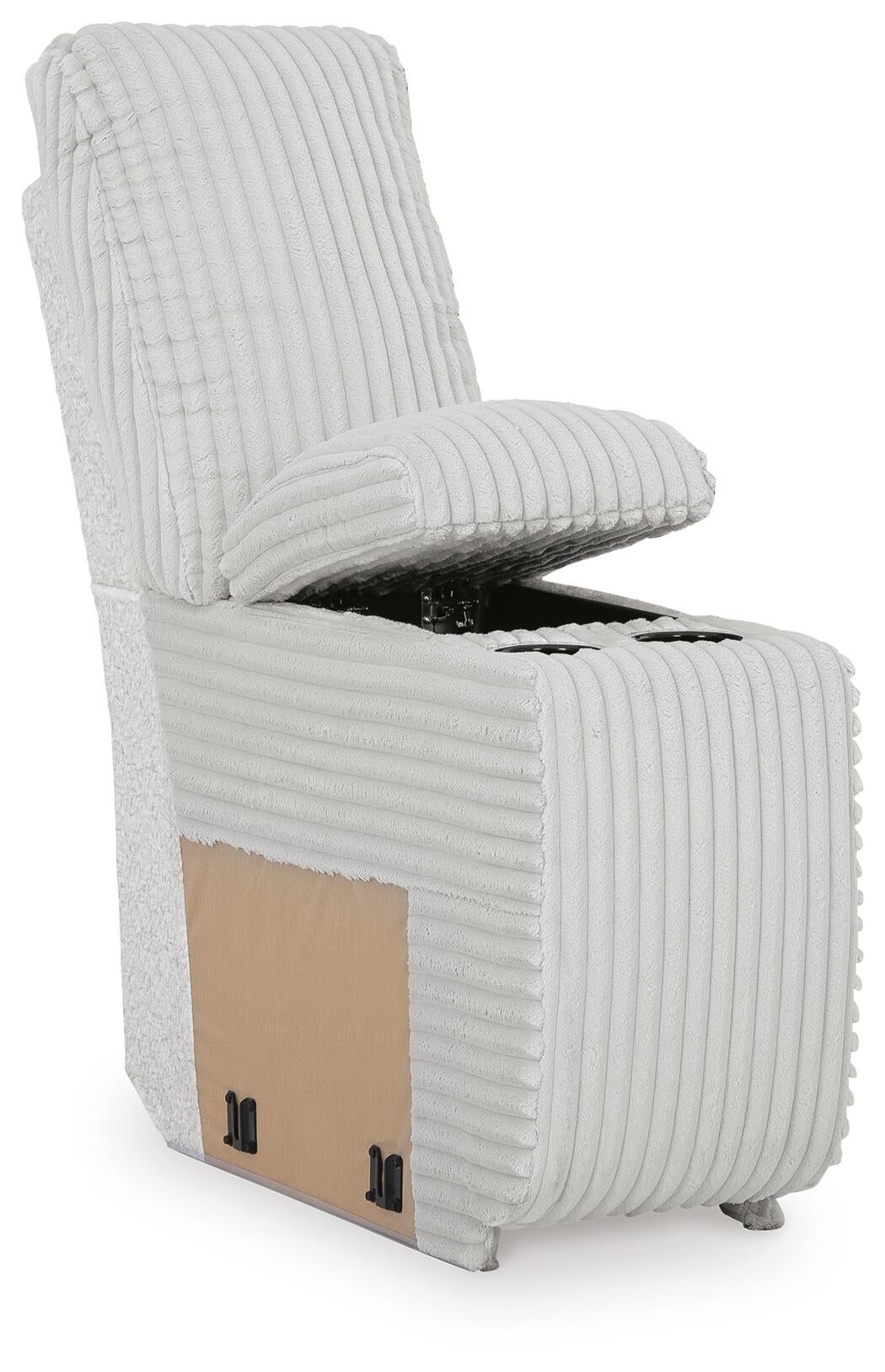 Sofá seccional reclinable de 4 piezas de gama alta con chaise longue