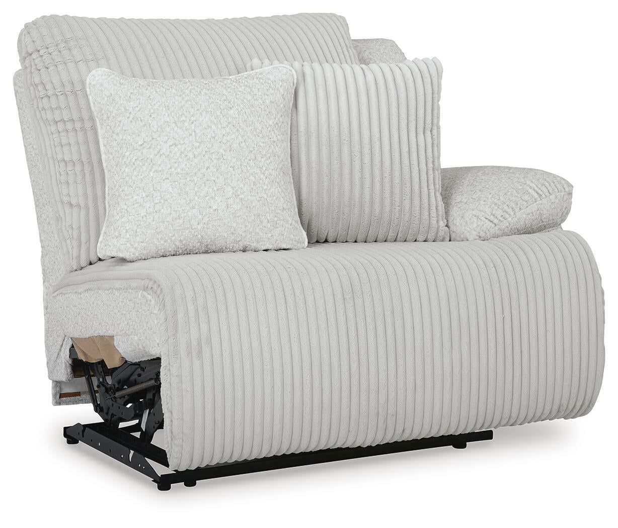 Sofá seccional reclinable de 4 piezas de gama alta con chaise longue
