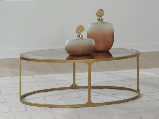 Mesa de cóctel ovalada Korajane
