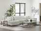 Magnífico sofá seccional de 4 piezas con chaise longue doble