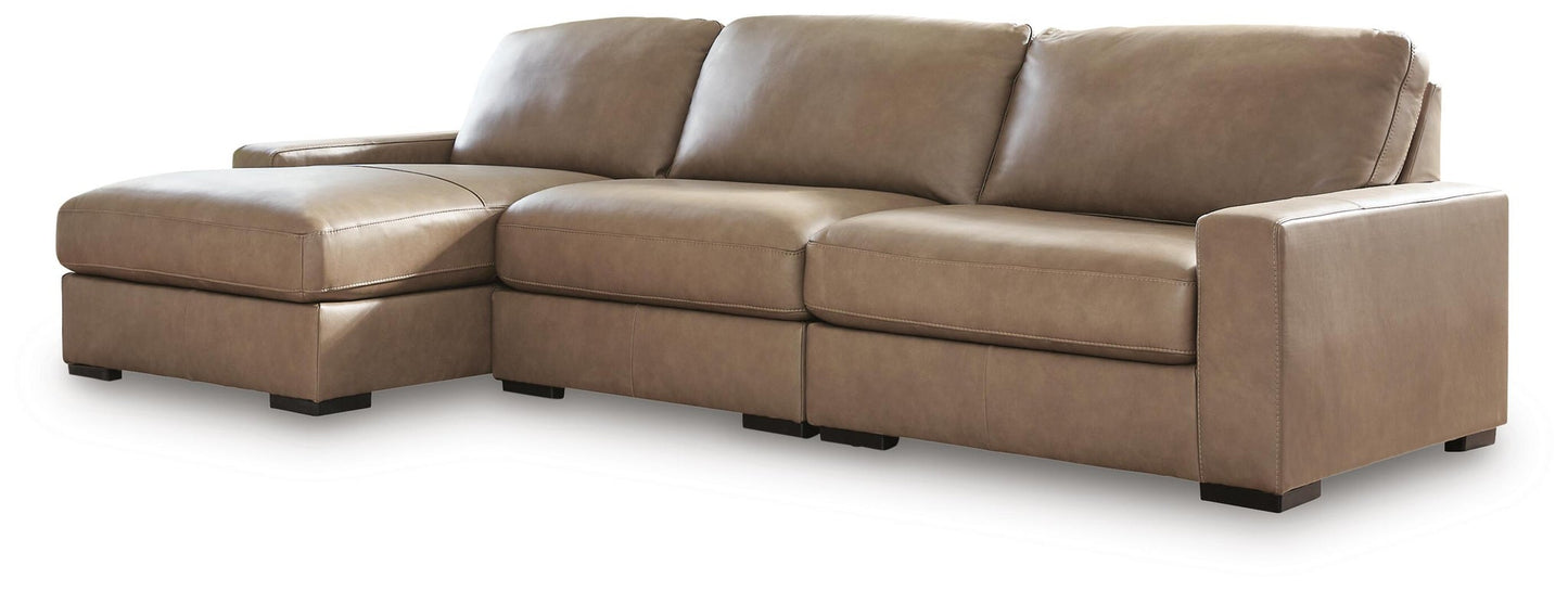 Sofá seccional de 3 piezas Veronella con chaise longue