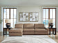 Sofá seccional de 3 piezas Veronella con chaise longue