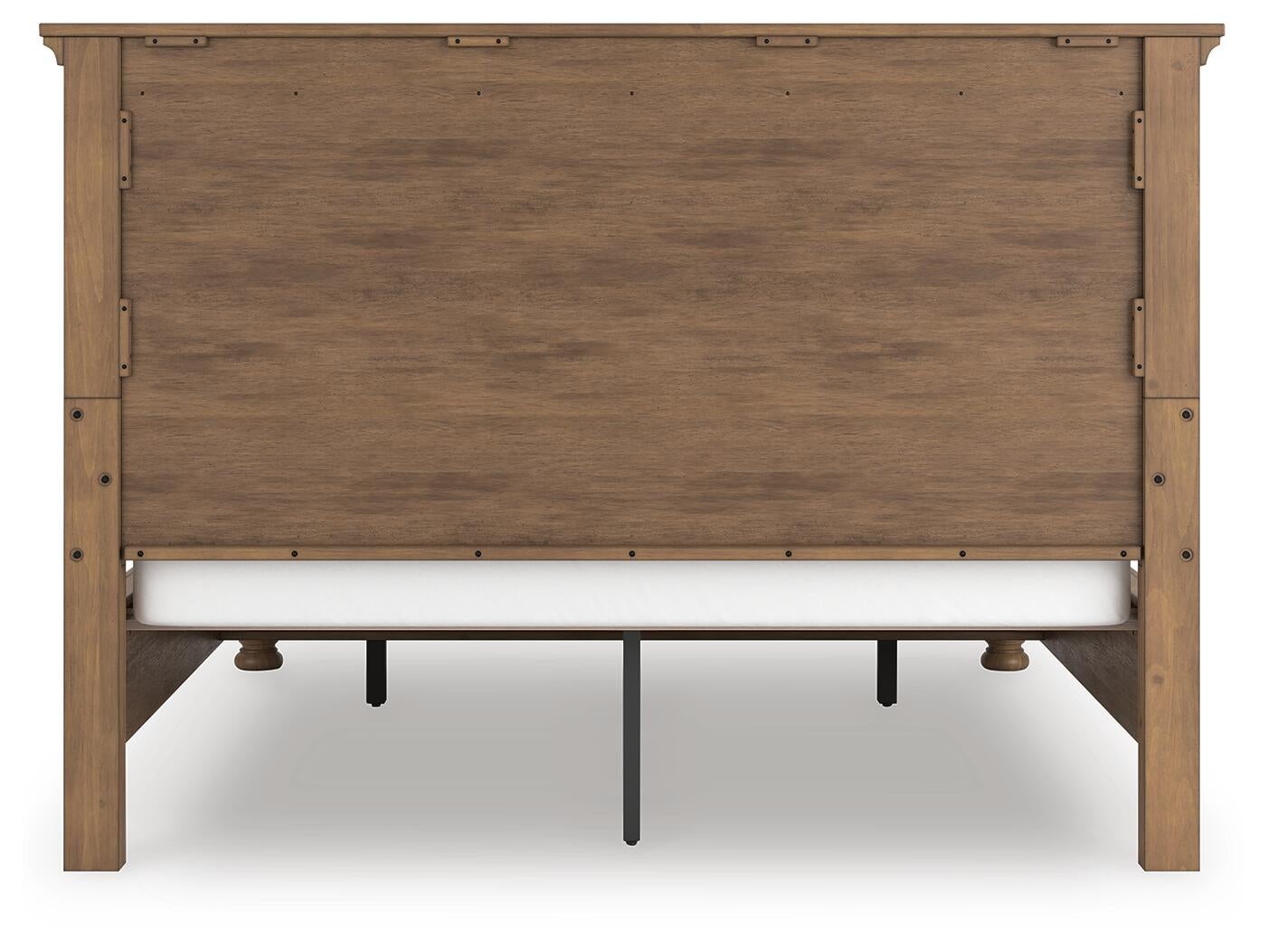Cama con almacenamiento Feddinger California King con panel