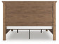 Cama con almacenamiento Feddinger California King con panel