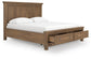 Cama con almacenamiento Feddinger California King con panel