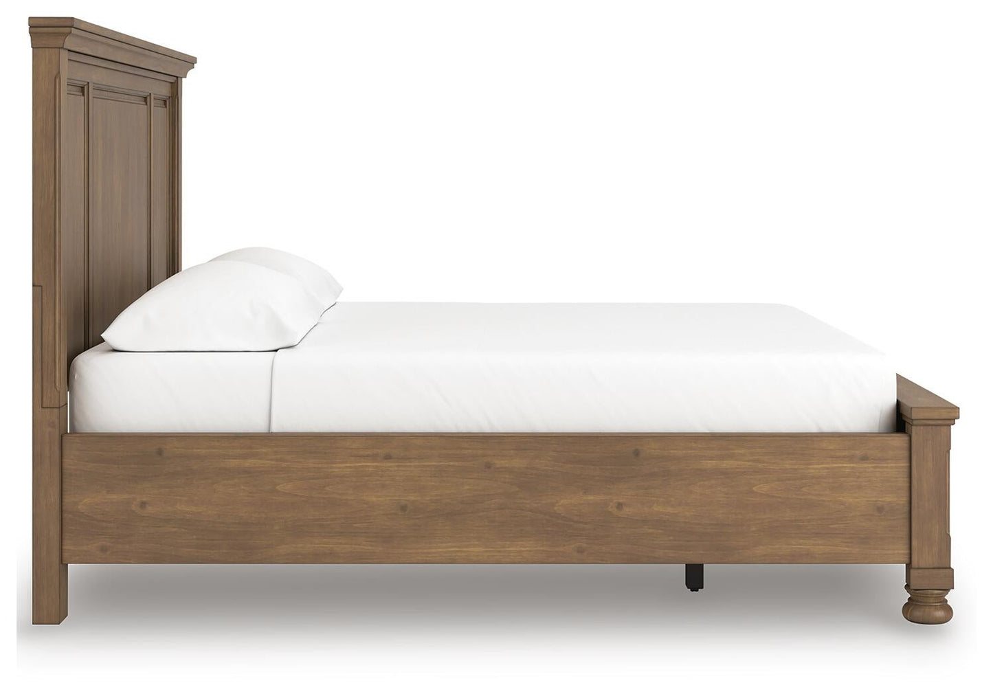 Cama con almacenamiento Feddinger California King con panel