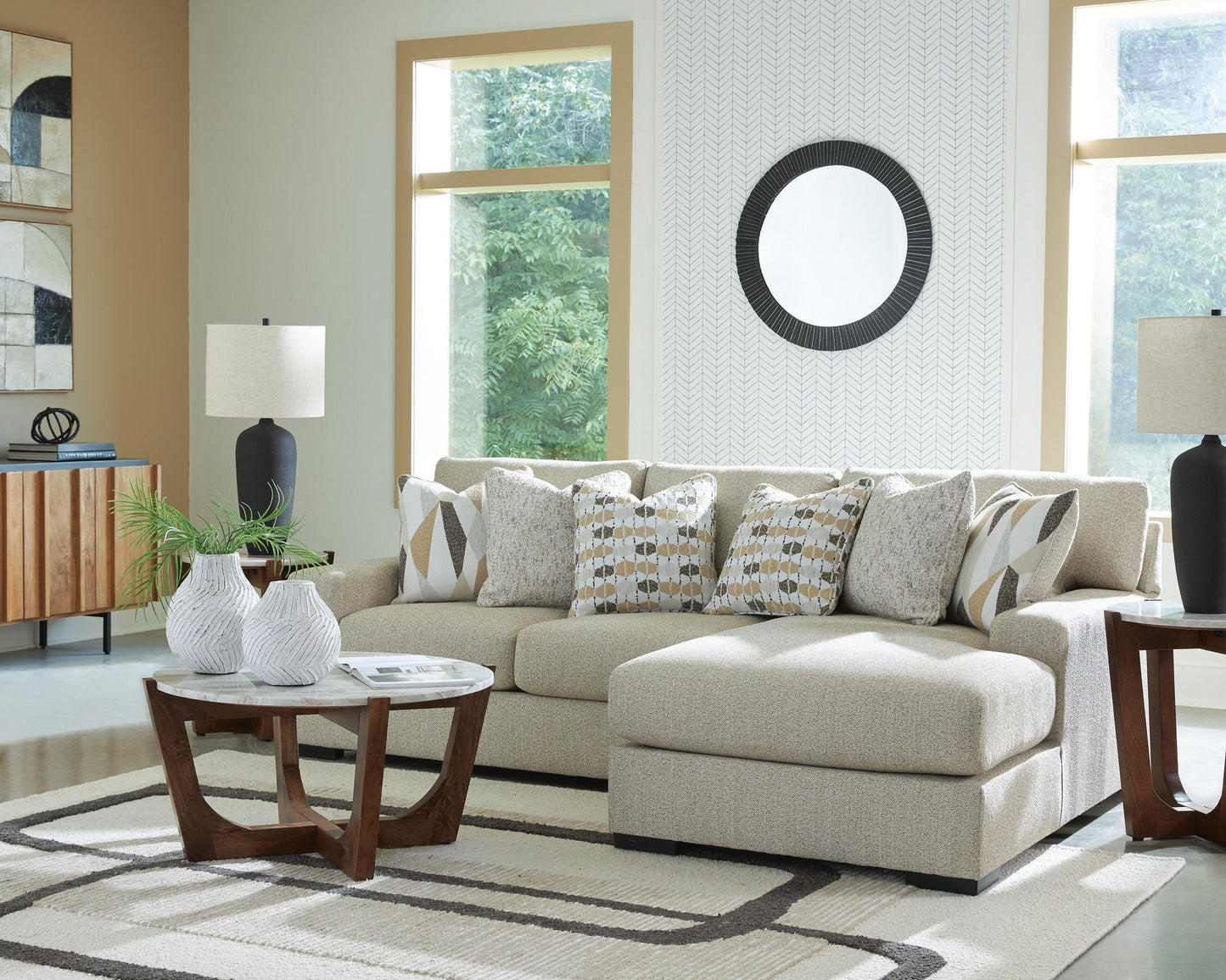 Sofá seccional de 2 piezas con chaise longue Laurelgrove