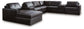 Sofá seccional ModMax II de 8 piezas con chaise longue y consolas de almacenamiento