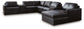 Sofá seccional ModMax II de 8 piezas con chaise longue y consolas de audio