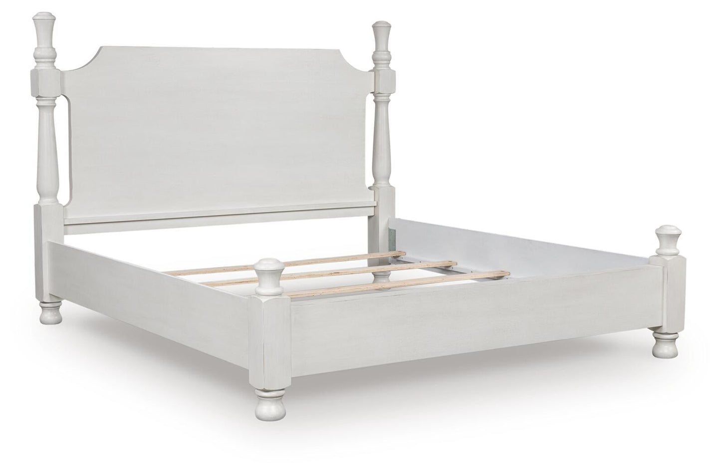 Cama con dosel tamaño queen Rowlenstown