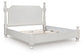 Cama con dosel tamaño queen Rowlenstown