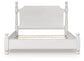 Cama con dosel tamaño queen Rowlenstown