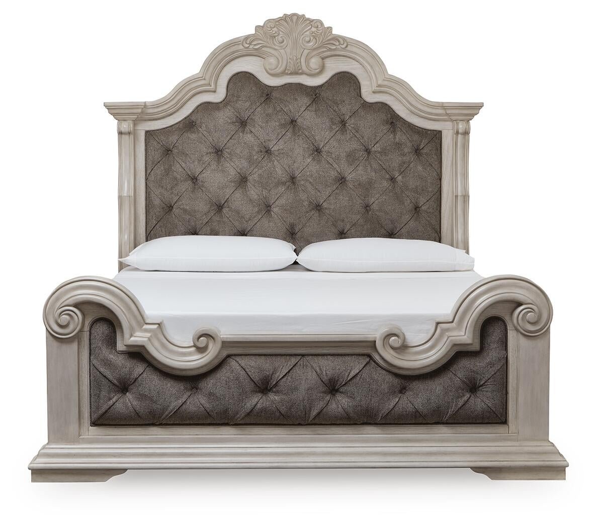 Cama con panel tapizado Bruchandi California King