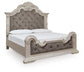 Cama con panel tapizado Bruchandi California King