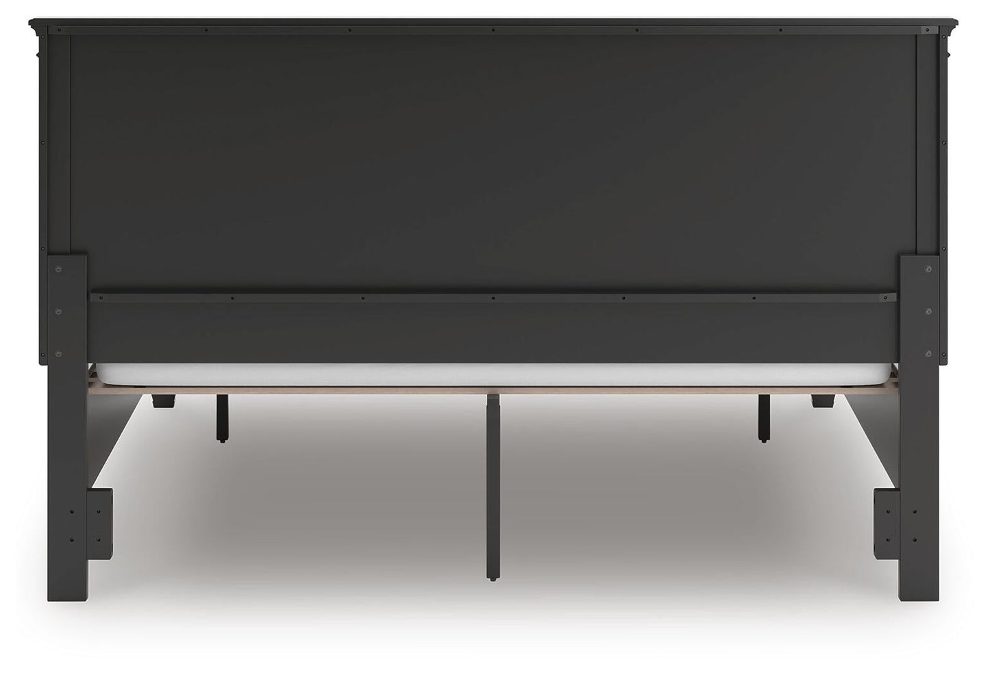 Cama con almacenamiento y panel tamaño California King Lanolee