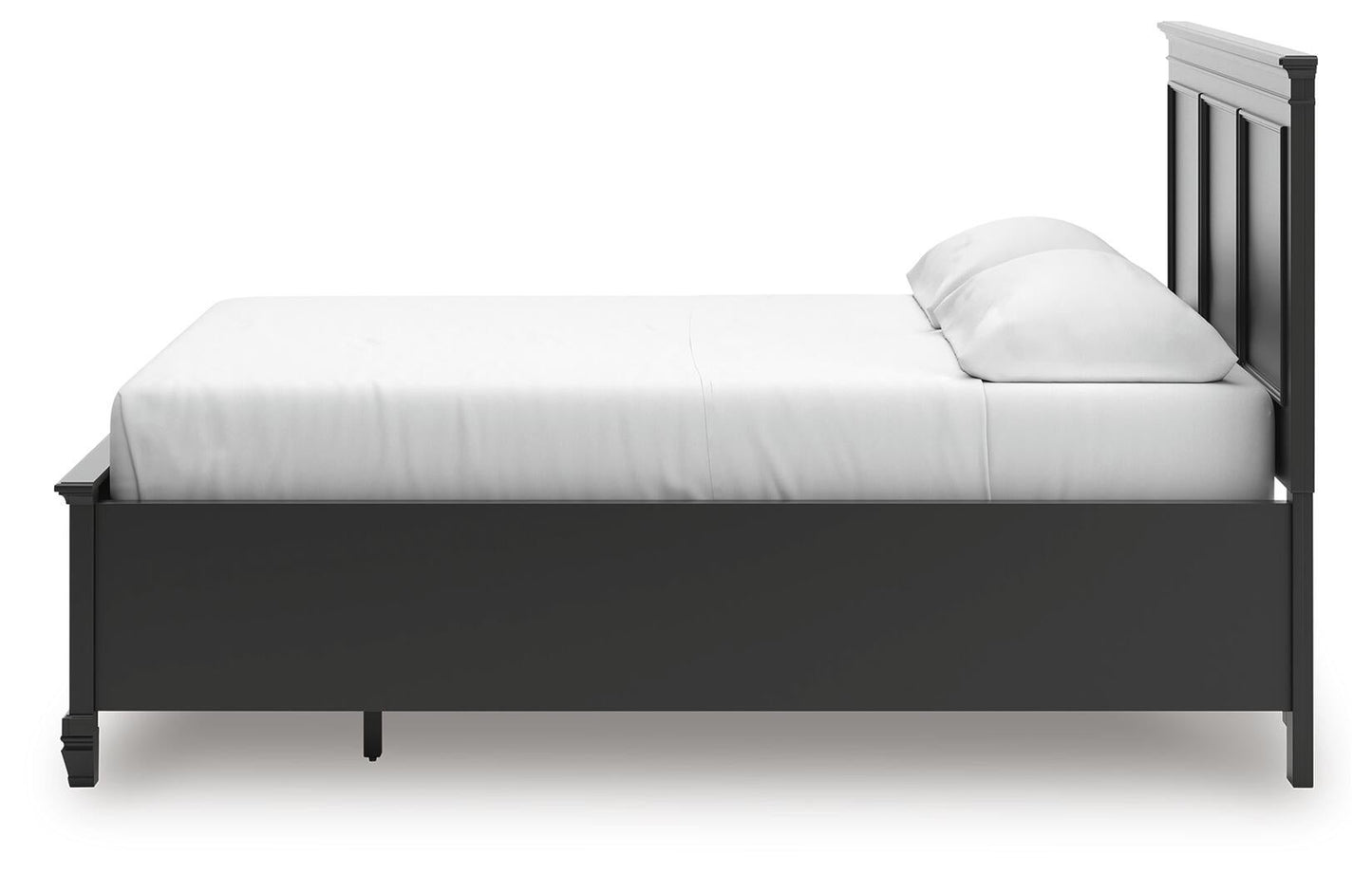 Cama con almacenamiento y panel tamaño California King Lanolee