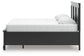 Cama con almacenamiento y panel tamaño king Lanolee