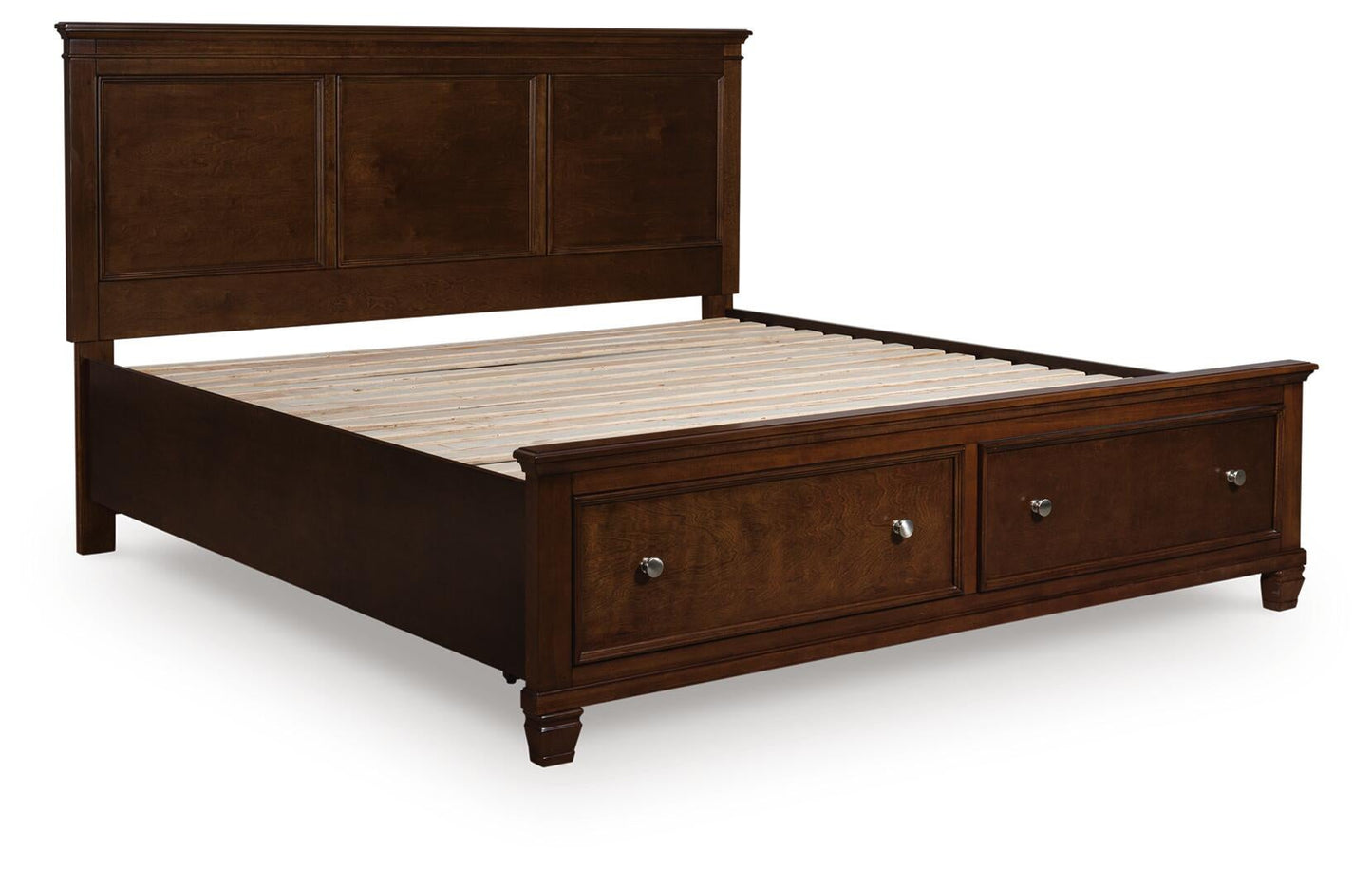 Cama con almacenamiento Danabrin California King con panel