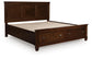 Cama con almacenamiento Danabrin California King con panel