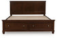 Cama con almacenamiento Danabrin King Panel