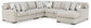 Sofá seccional Laurelgrove de 5 piezas con chaise longue