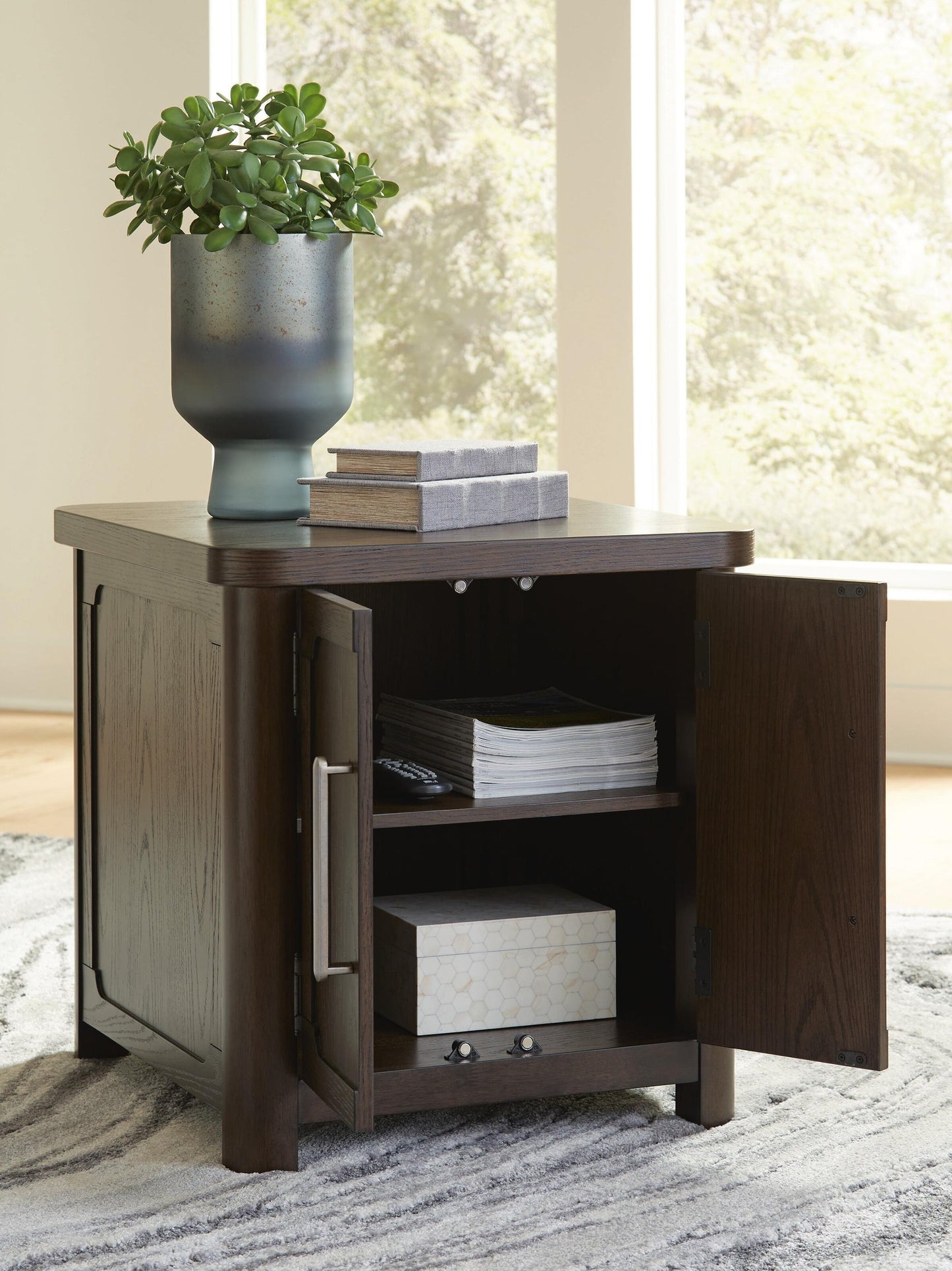 Mesa auxiliar rectangular Breckington
