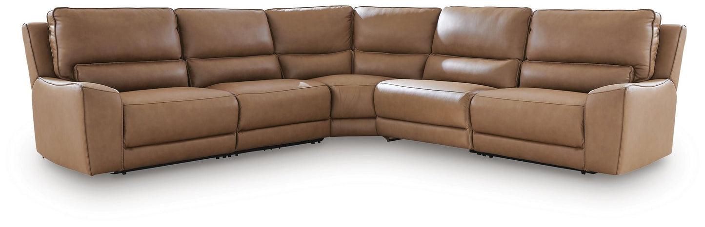 Sofá seccional reclinable eléctrico de 5 piezas DeepWakes