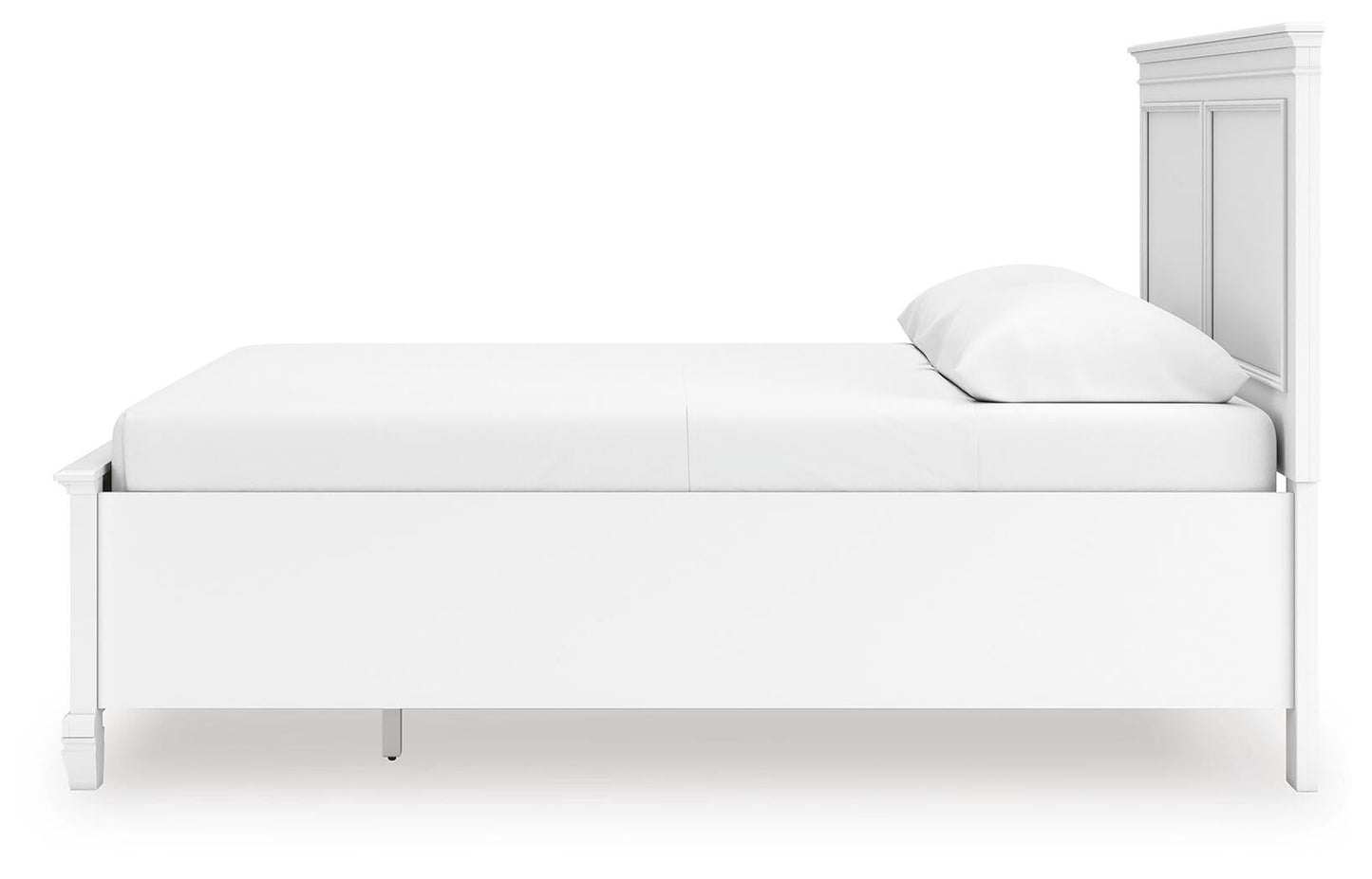 Cama con almacenamiento Fortman Queen con panel y cama