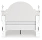 Cama Kozlani Full con panel tapizado
