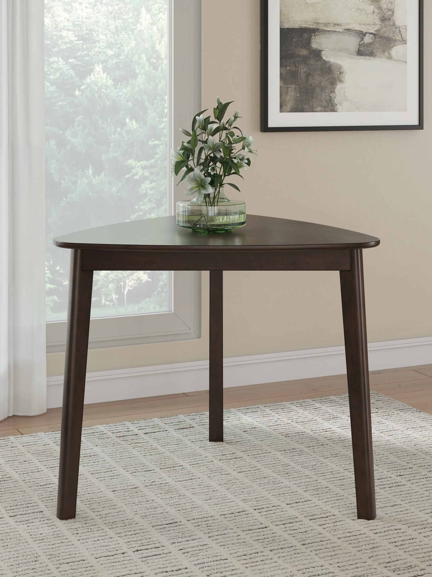 Mesa de comedor triangular Mallenette