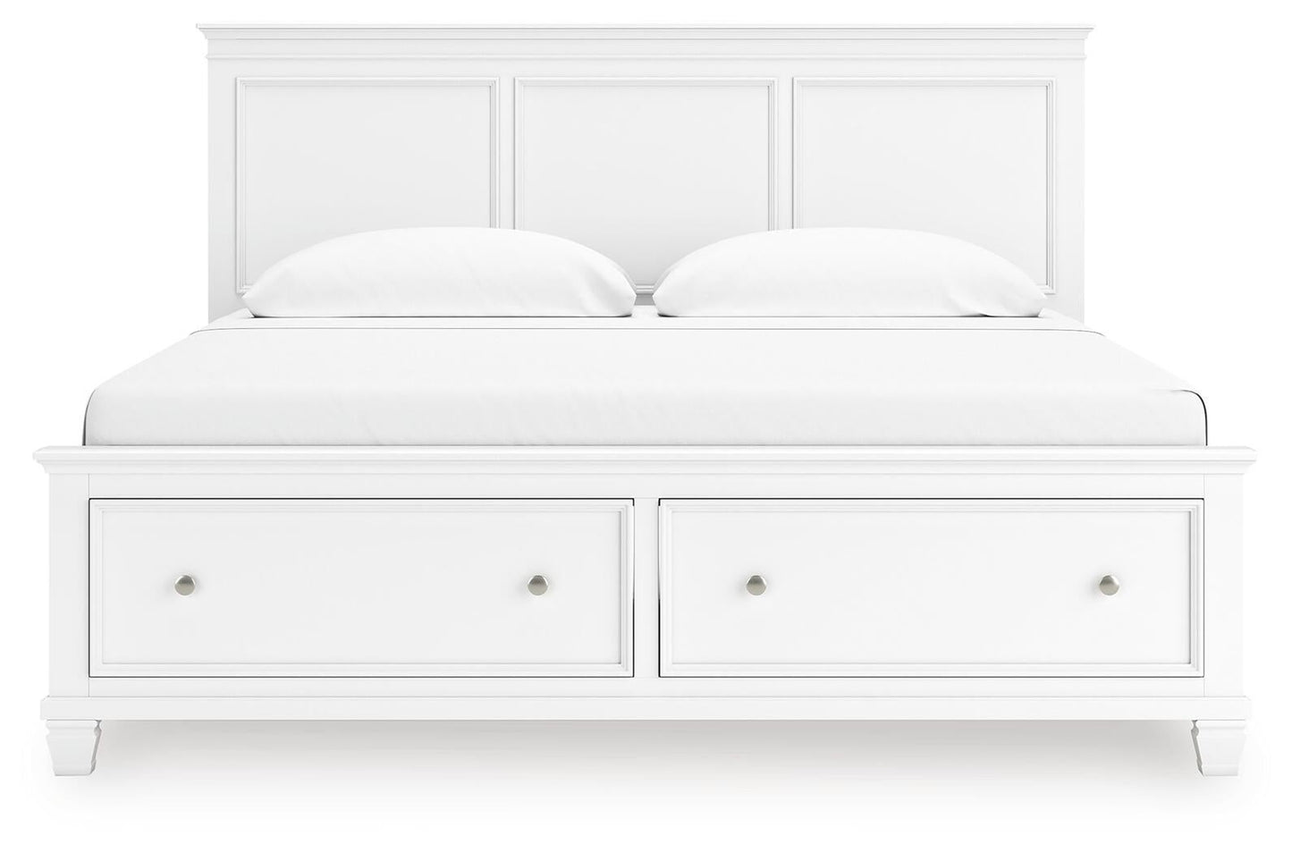 Cama con almacenamiento Fortman King Panel