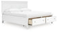 Cama con almacenamiento Fortman King Panel