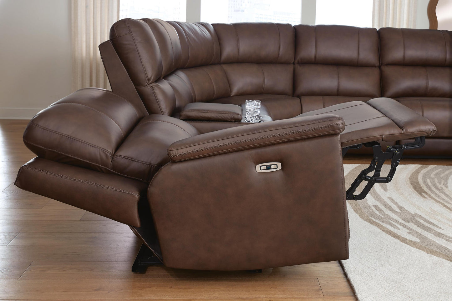 Sofá seccional reclinable eléctrico de 6 piezas Bleckley