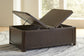 Mesa de cóctel Breckington con almacenamiento