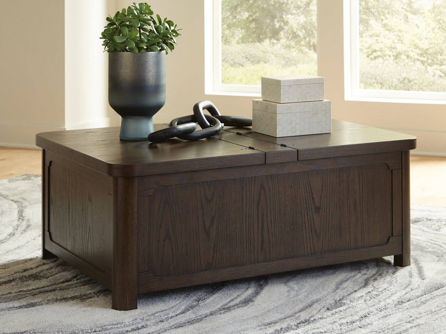 Mesa de cóctel Breckington con almacenamiento