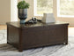 Mesa de cóctel Breckington con almacenamiento