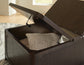Mesa de cóctel Breckington con almacenamiento