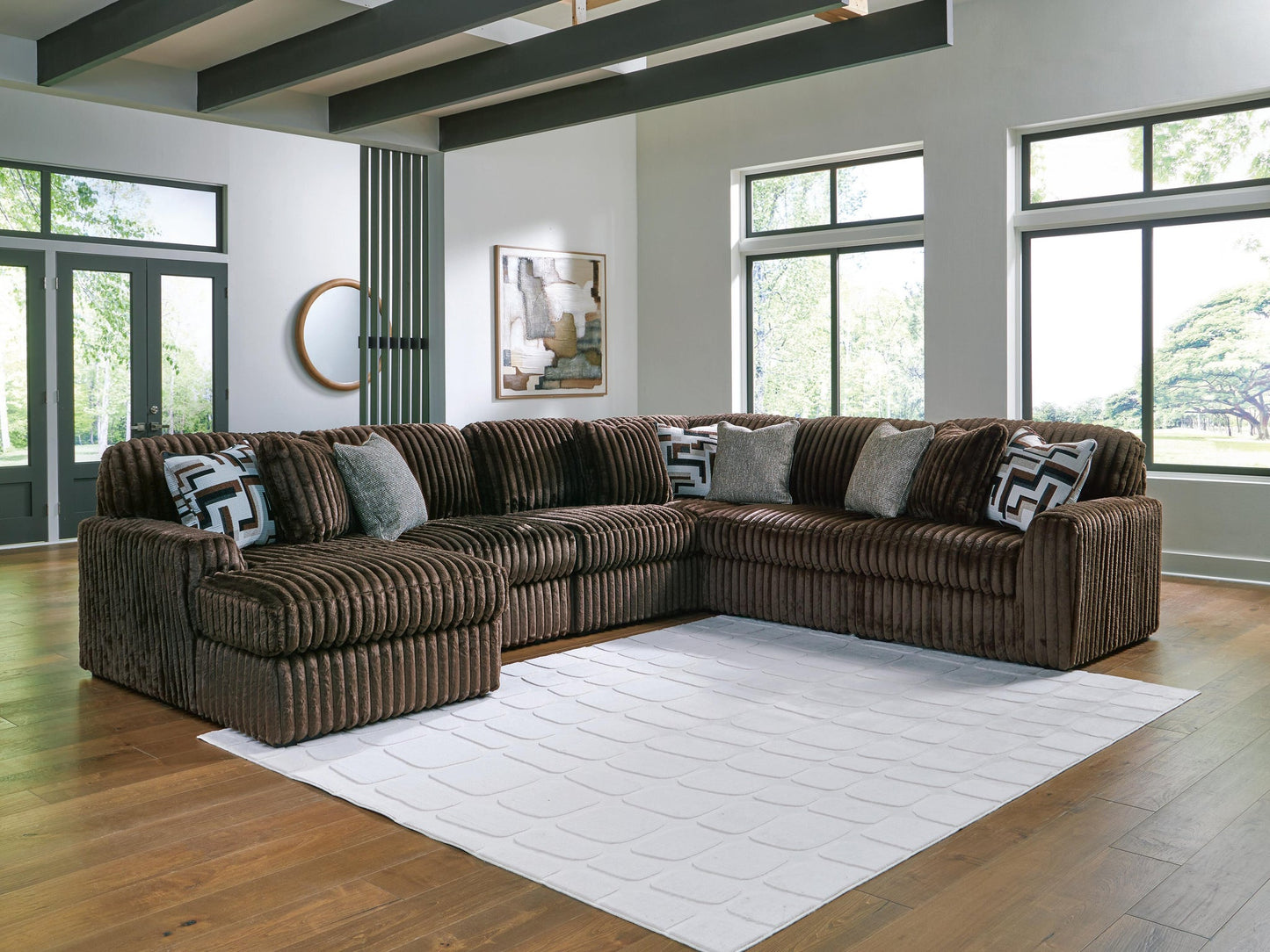 Sofá seccional de 6 piezas Midnight-Madness con chaise longue