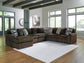 Sofá seccional de 6 piezas Midnight-Madness con chaise longue