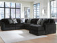 Sofá seccional de 6 piezas Midnight-Madness con chaise longue