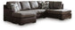 Sofá cama seccional de 2 piezas Castille Way con chaise longue