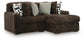 Sofá seccional de 2 piezas Midnight-Madness con chaise longue