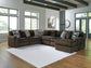 Sofá seccional de 6 piezas Midnight-Madness con chaise longue