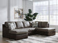 Sofá seccional de 2 piezas Castille Way con chaise longue